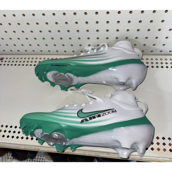 Nike Air Zoom Vapor Pro 1 Mens Football Cleats Size 8 White Green Black